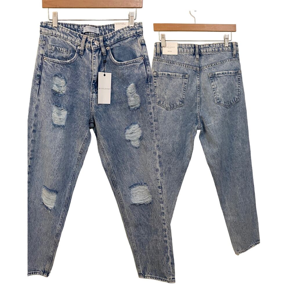 NWT Muselooks Relaxed Fit High Rise Mom Jeans Size 5